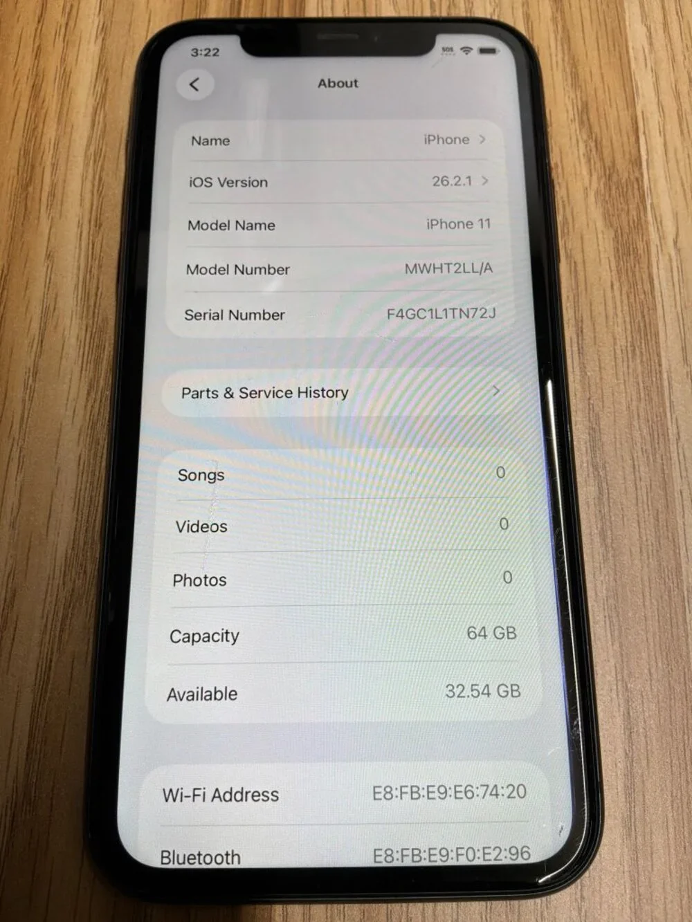 Apple iPhone 11 64GB Black AT&T Locked Smartphone Face ID A13 Bionic Tested Work